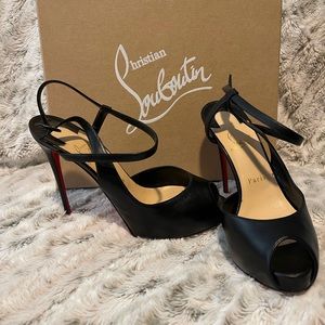 Christian Louboutin Jenlove Alta 120 Black Size 39 - Worn once